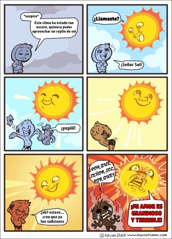 El amor del sol - meme
