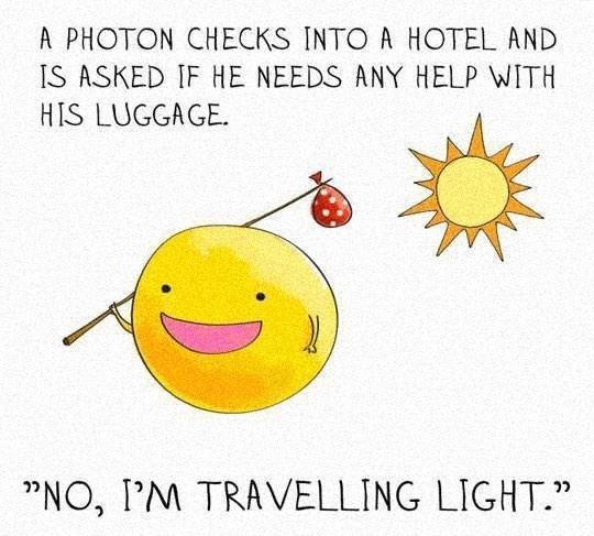 The travelling photon - meme