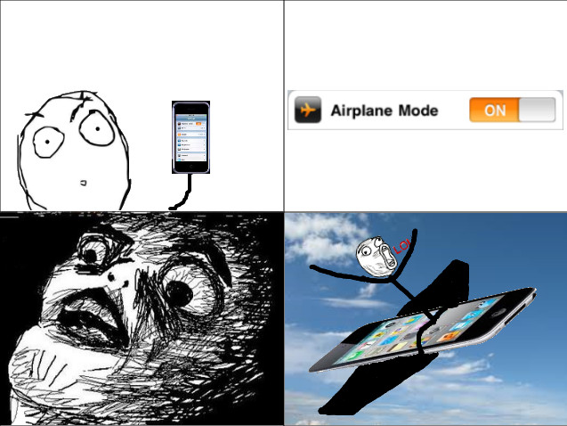 Airplane mode - meme