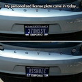 Personalized license plate