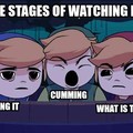 Stages of porn