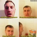 How British people shower