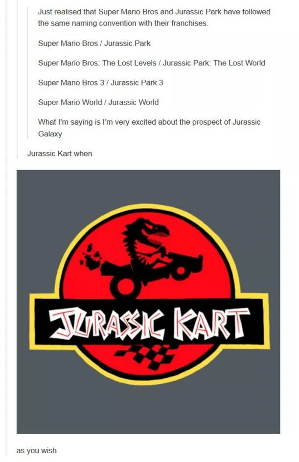 Jurassic Kart - meme