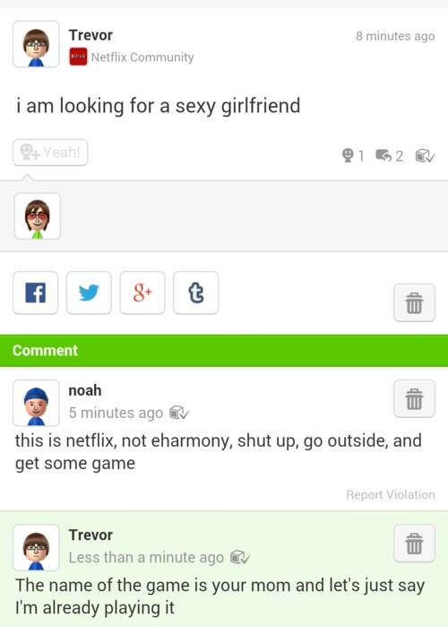 miiverse: the perfect place to pick up sexy girlfriends - meme