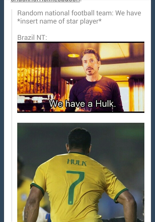 Conversation between Brazil NT and any other NT (btw this IS my original post) - meme