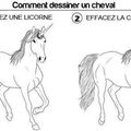 comment dessiner un cheval