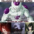 villanos del anime