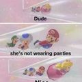 Dirty, dirty Mario....