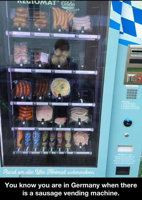 Sausage vending machine - meme