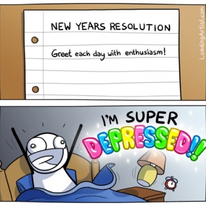 New year resolution - meme