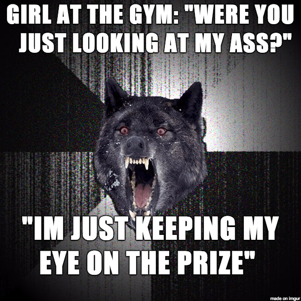 Keep your eyes on the prize. - meme