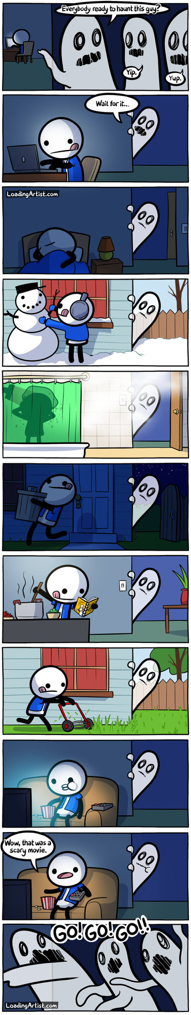 Ghosts are such cunts - meme