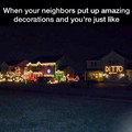 Knowing you can't outshine your neighbors