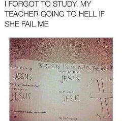 Jesus is the answer - meme