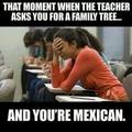 Im mexican but i have no family