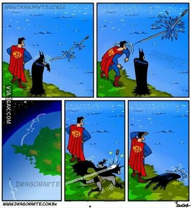 Superman v Batman - meme