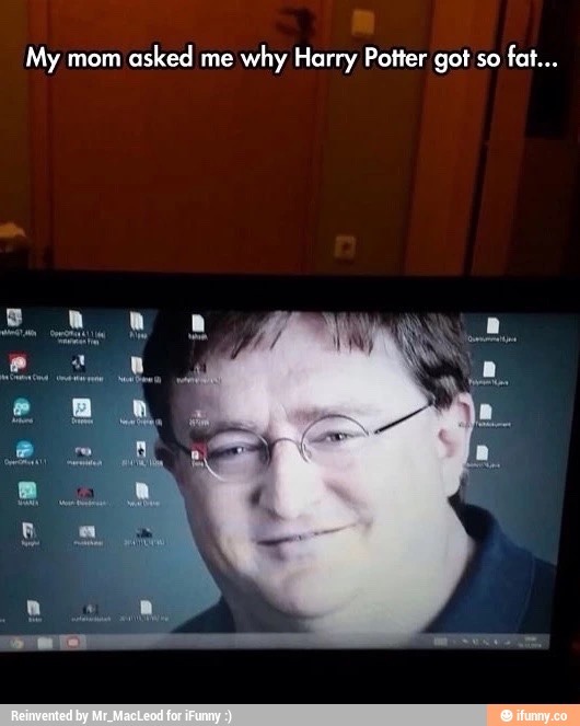 Our lord and savior Gaben - meme