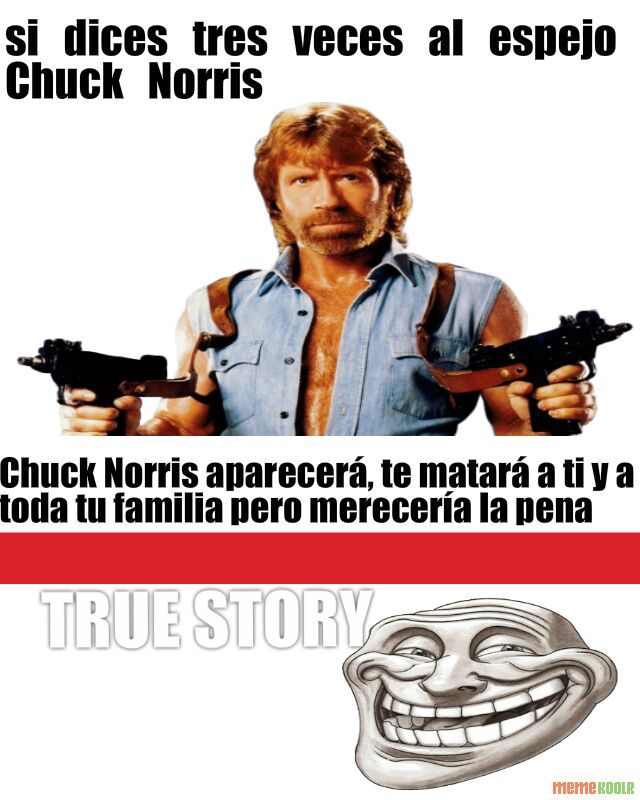 La leyenda de Chuck Norris - meme