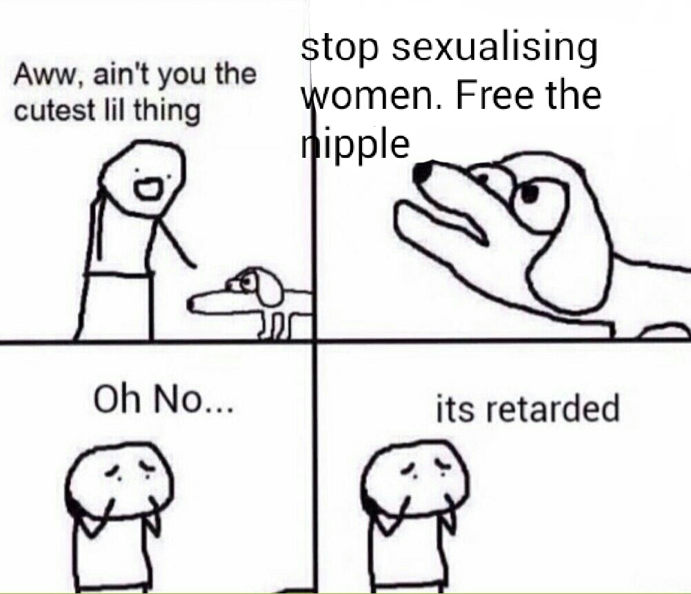I don't understand the free the nipple trend - meme