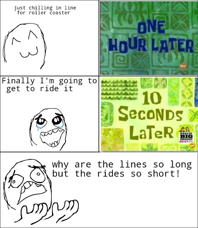 Roller coaster lines - meme