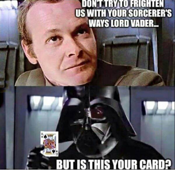 All hail the power of Vader. - meme
