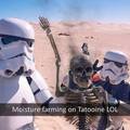Only imperial stormtroopers' selfies are so precise
