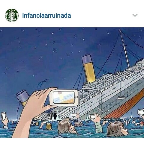 Si el titanic se hundiera en esta epoca - meme