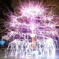 Tesla coil christmas tree