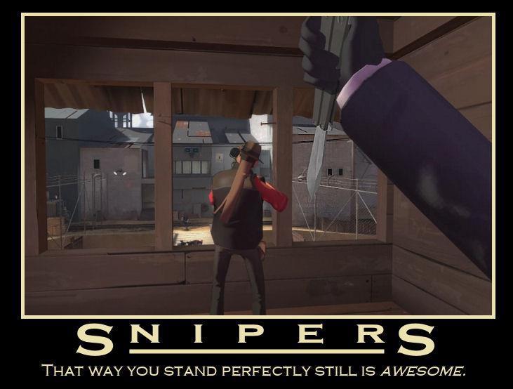 Got to love snipers - meme