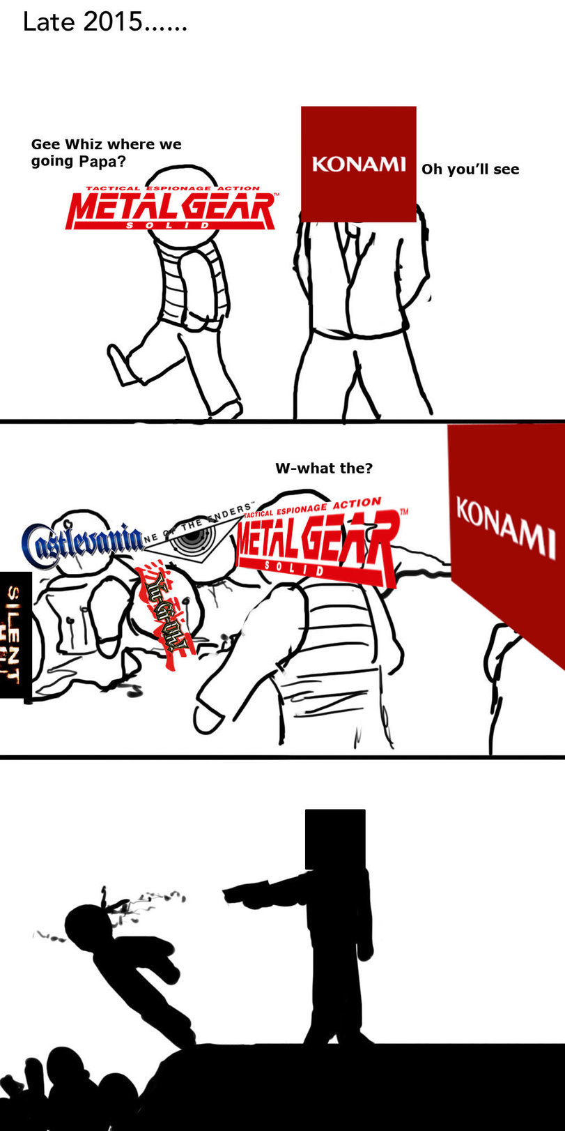 why you do this Konami - meme