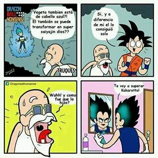 Goku y Vegeta - meme