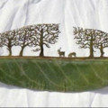 Amazing leaf art