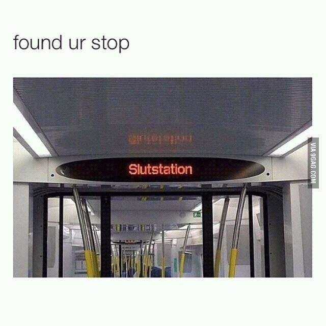 It means last station in danish - meme
