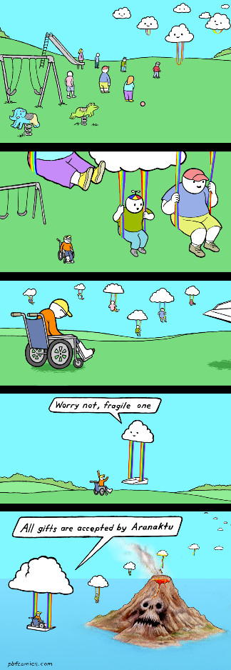 Worry not, cripple - meme