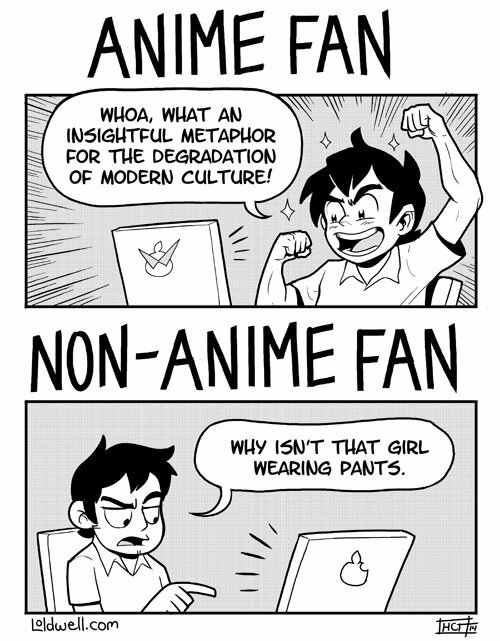 Why anime is misunderstood - meme