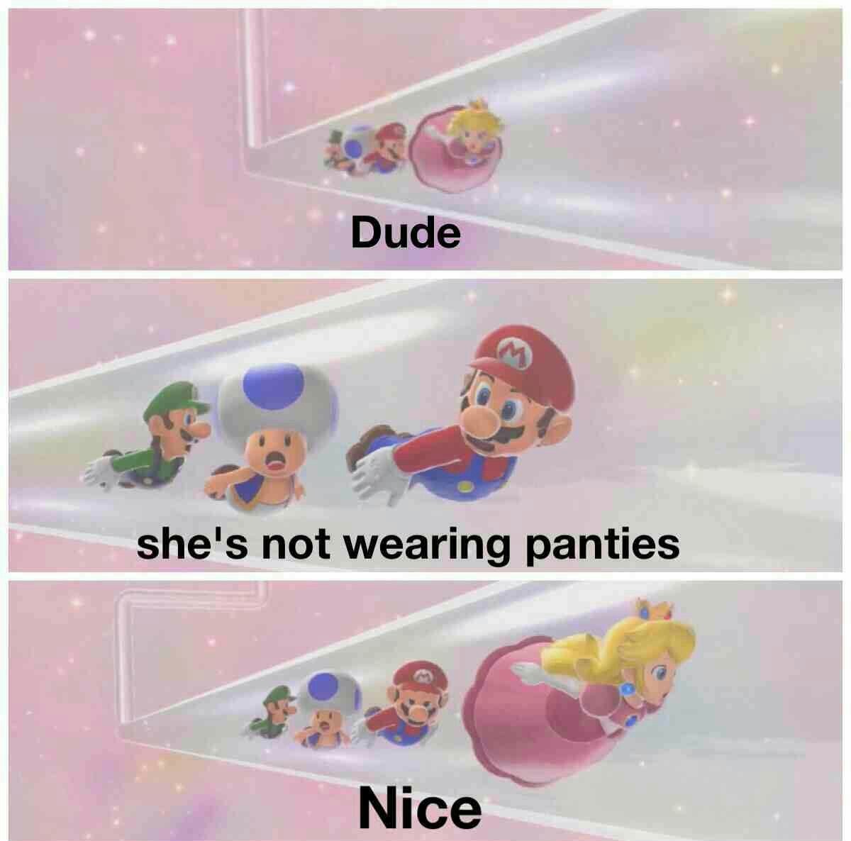 Mario you dirty plumber - meme