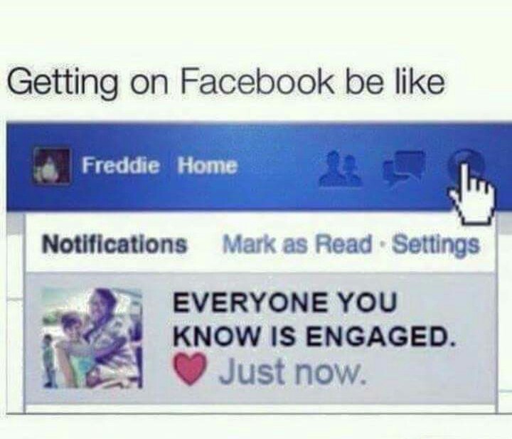 Too many people getting engaged - meme