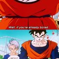 Gohan wants to fist