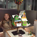 Up gingerbread house