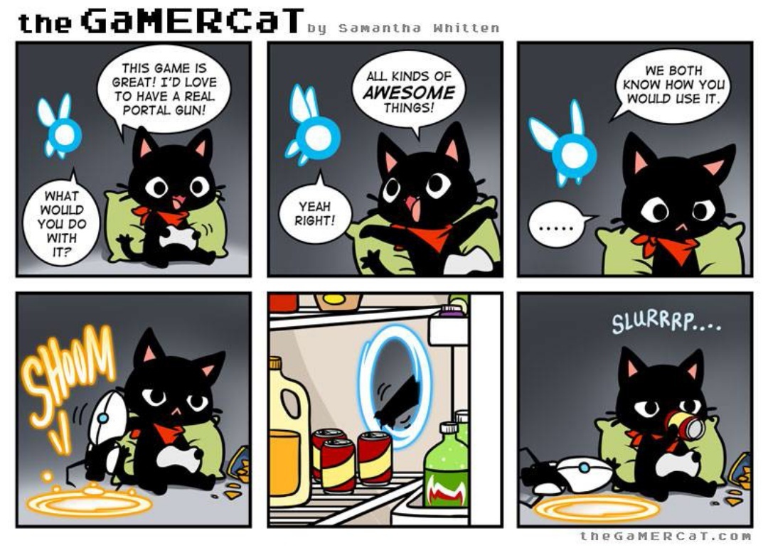 Gamer Cat! - meme