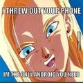 Crazy android 18