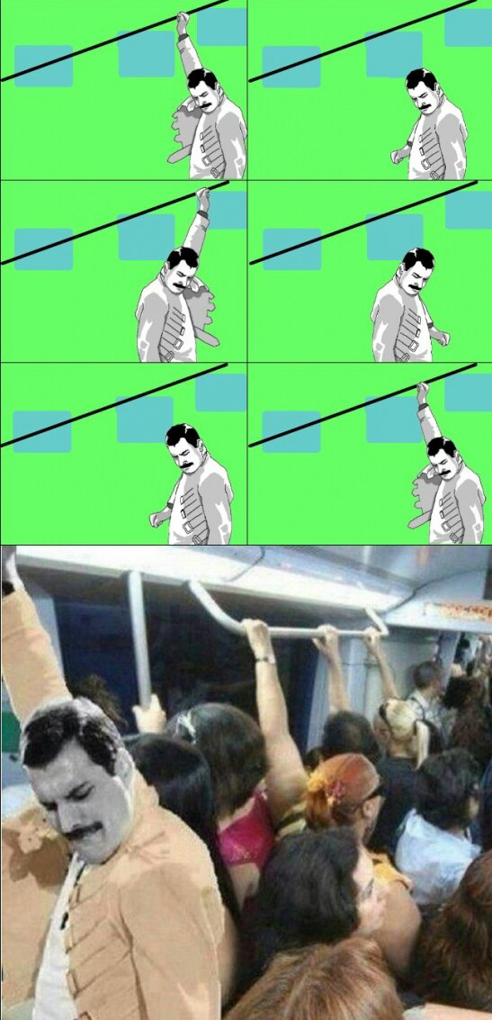 I sulla metropolitana - meme