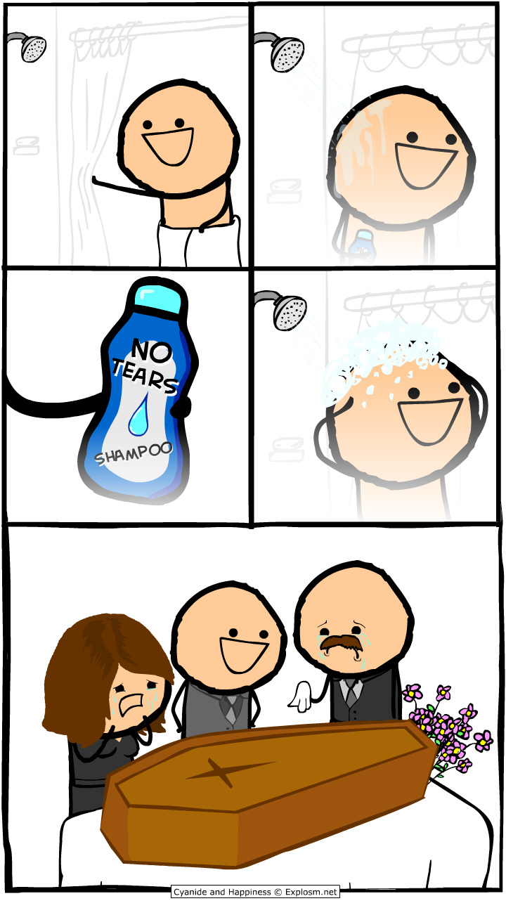 shampoo for bald people - meme