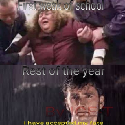 First day of school tommorow - meme
