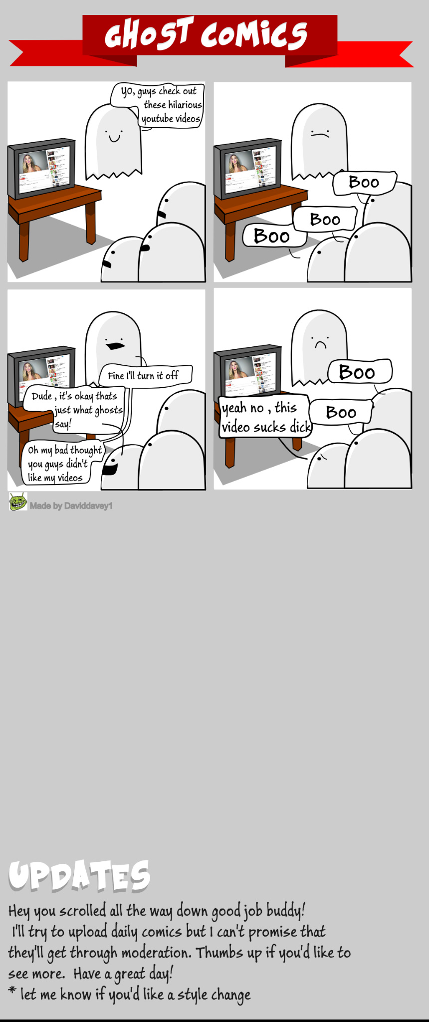 Ghosts comics - meme