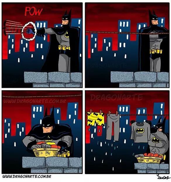 La vraie vie de Batman - meme