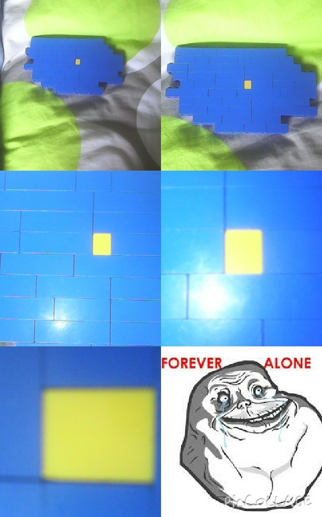 Forever alone s'incruste meme dans les lego...