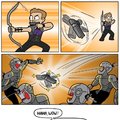 how Hawkeye should fight