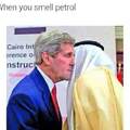When you smell petrol
