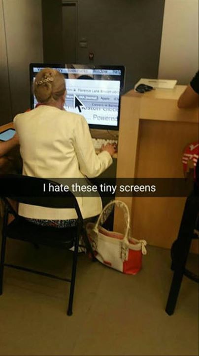 Damn tiny screens - meme